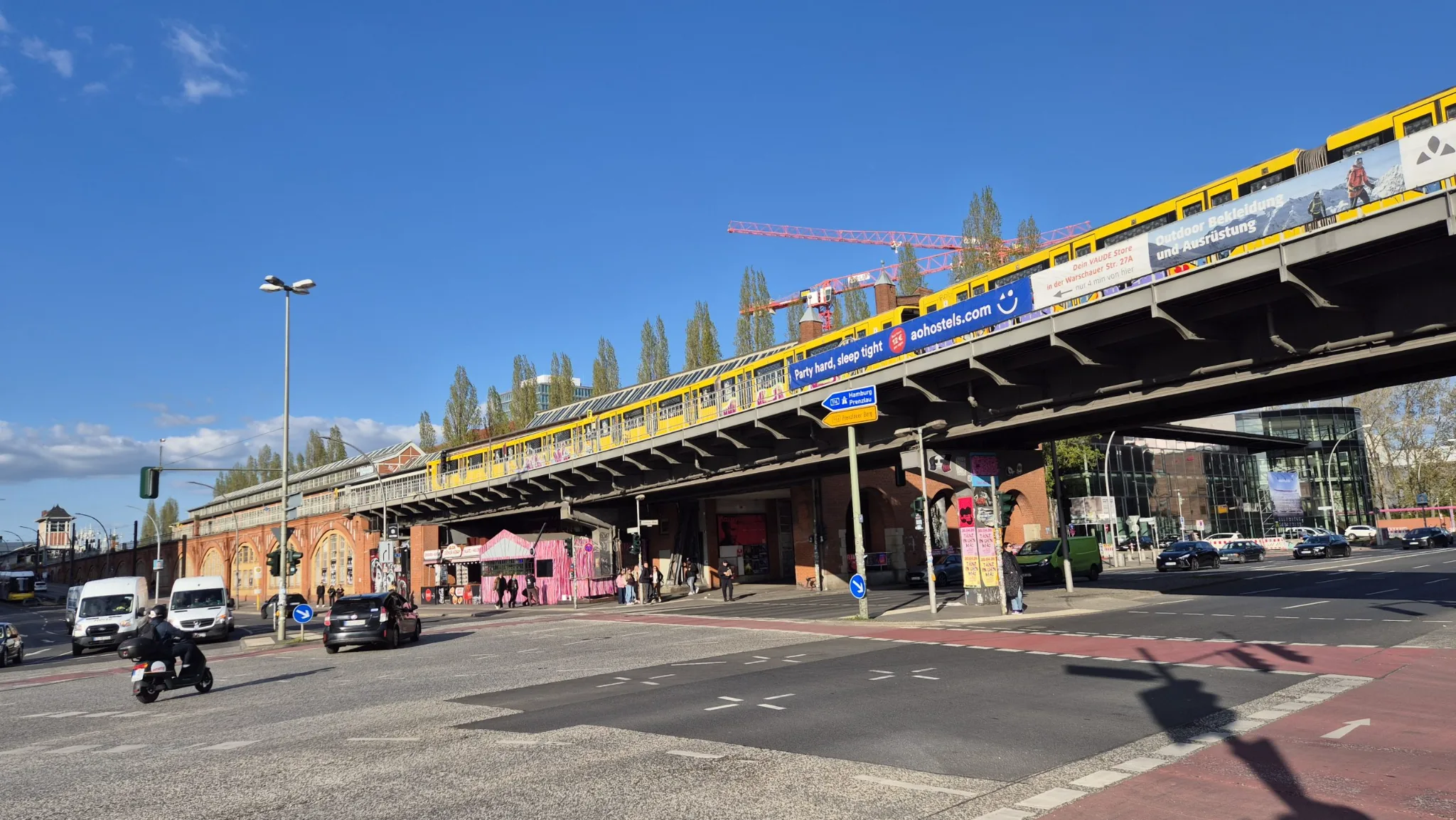 U-Bahn Warschauer Strasse in Friedrichshain