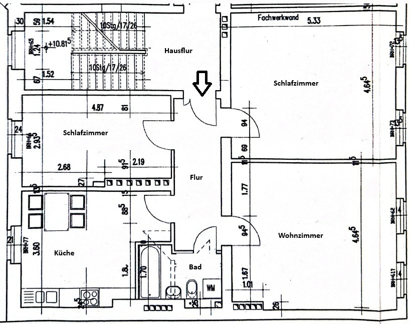 3-Zimmer-Wohnung im Kollwitzkiez mit Perspektive auf Eigennutzung