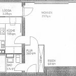 bezugsfreie 1-Zimmer-Wohnung mit Loggia
