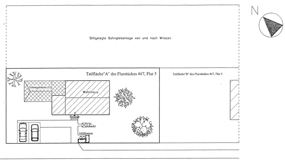Zweifamilienhaus in ruhiger Naturlage mit Wassernähe– saniertes ehemaliges Bahnhofs-Häuschen