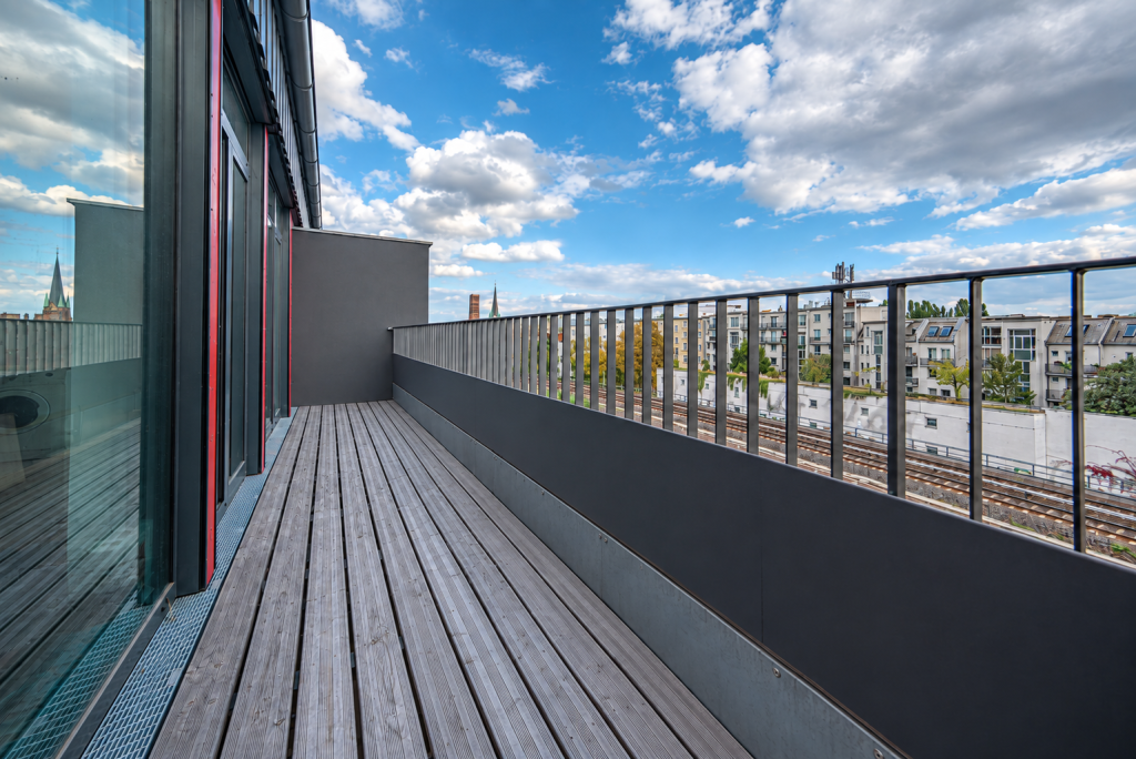 Exklusive 2-Zimmer-Penthouse-Wohnung mit Südterrasse (KfW 55, Baujahr 2026)