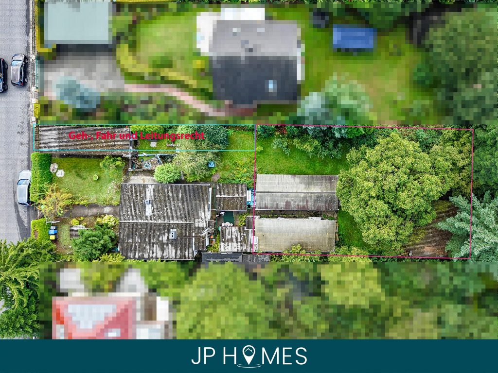 Attraktives Hinterlieger-Baugrundstück mit ca. 550 m² und Südost-Ausrichtung