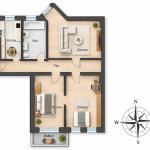bezugsfreie 3-Zimmer-Wohnung mit Südbalkon im Gleimviertel